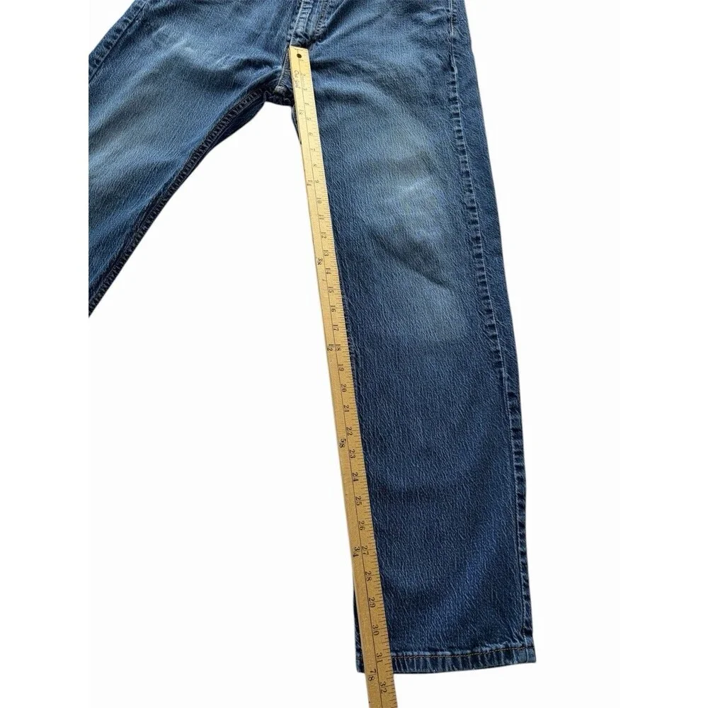 Levi’s 505 36x32 Regular Fit Straight Leg Jeans Medium Wash Red Tab Denim